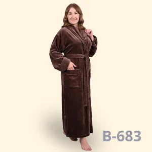 Жіночий халат з велюру “Velour Embrace”